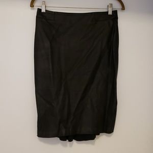 Zara- faux leather pencil skirt